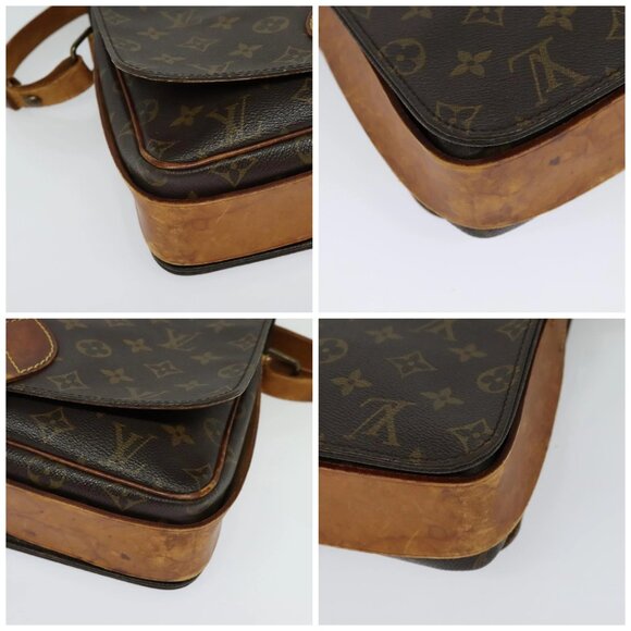 LOUIS VUITTON Monogram Cartouchiere GM Shoulder Bag M51252 LV Auth 138441 - Picture 15 of 16